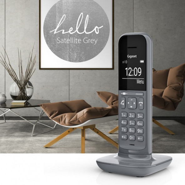 Gigaset CL390 Telsiz Telefon Satellite Grey - 3
