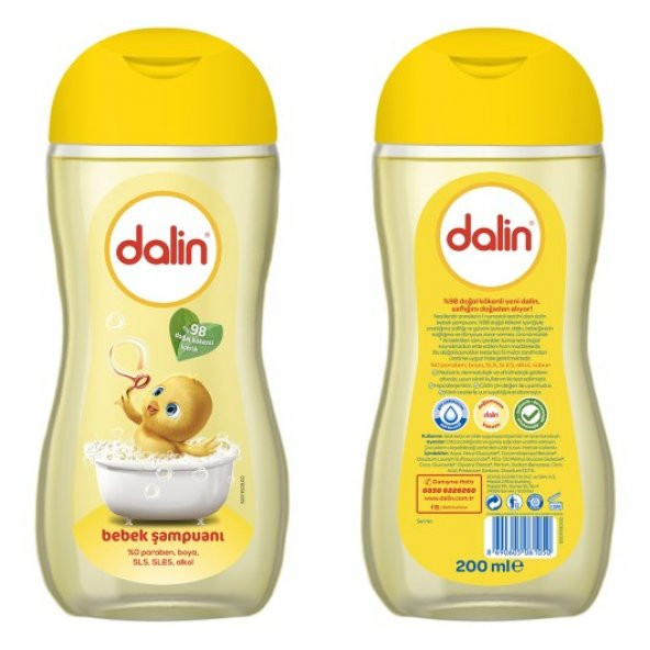 Dalin Bebek Şampuanı 200 ml 4 Adet - 2