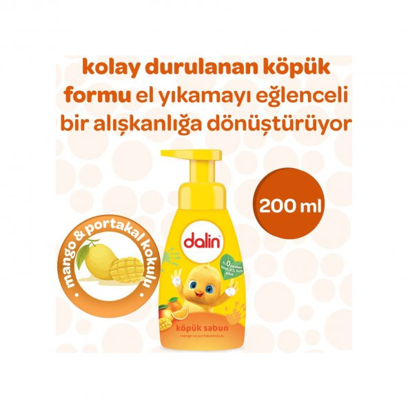 Dalin Mango Ve Portakal Kokulu Köpük Sabun 200 ml - 2