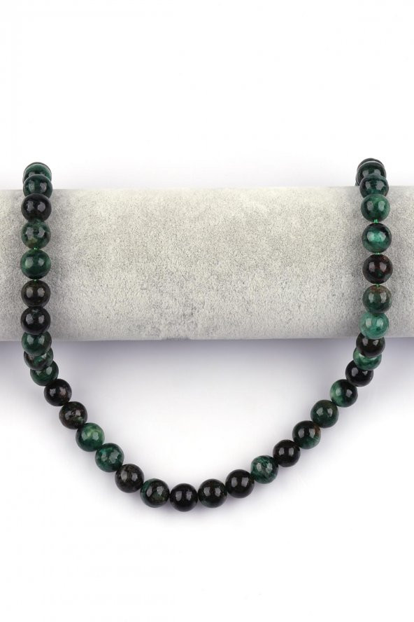 Phlogopite Doğal Taş Dizi 10 mm Küre Kesim - Resim 2