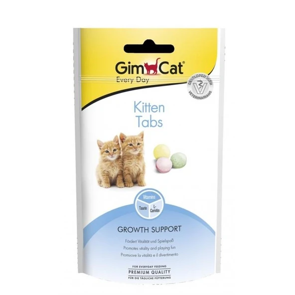 GimCat Kitten Tabs Yavru Kedi Ödül Tableti 40gr ürün görseli