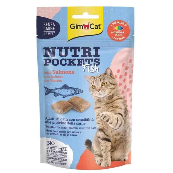 GimCat Kedi Ödül Tableti Np Fısh Wıth Salmon 60gr ürün görseli 1