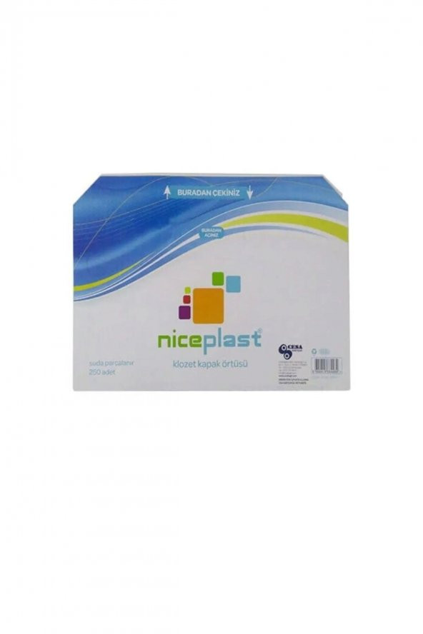 Niceplast Klozet Kapak Örtüsü - Beyaz - 200'li Paket