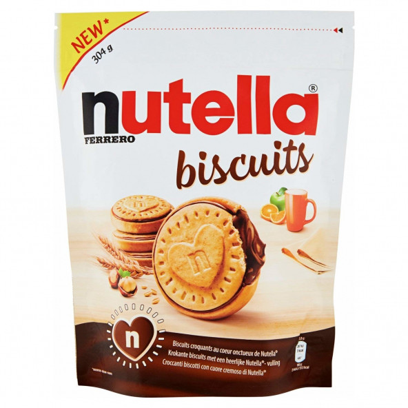 Nutella Biscuits 304 Gr