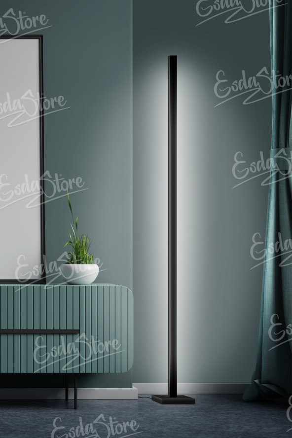 ESdastore Dekoratif Led Lambader 150x15 Kumandalı Renkli Köşe Lambası - 2