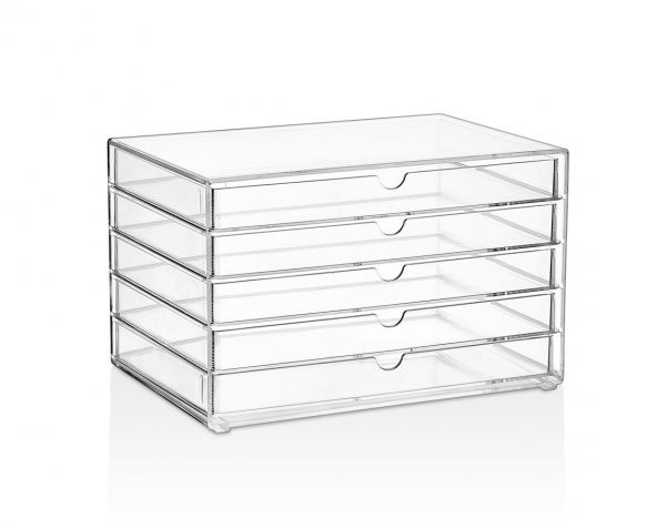 esdastore ÇEKMECELİ MAKYAJ ORGANİZER 5 li