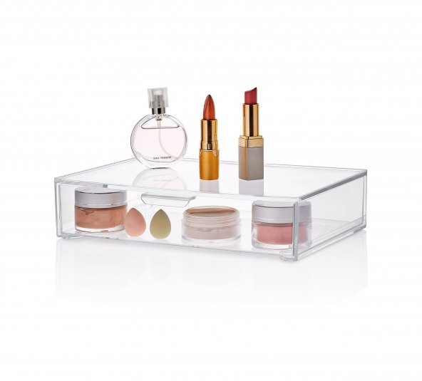 ARTIRILABİLİR MAKYAJ ORGANİZER TEK ÇEKMECE - Resim 2