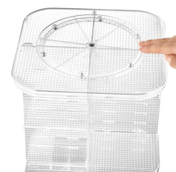 360c DÖNEBİLEN MAKYAJ DÜZENLEYİCİ BÖLMELİ ORGANİZER - 4