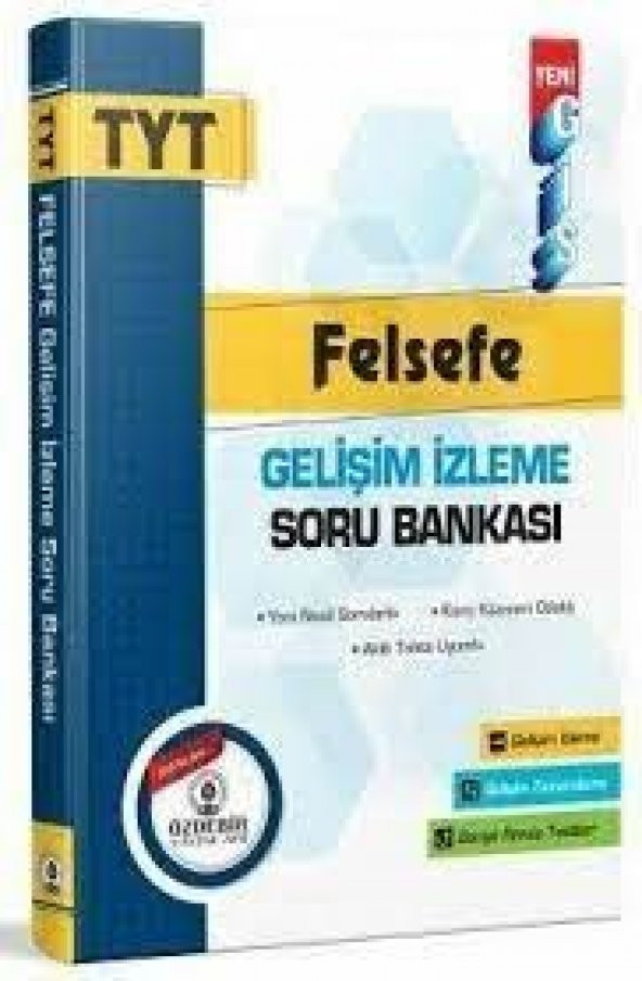 TYT Felsefe Gelişim İzleme Soru Bankası Özdebir Yayınları
