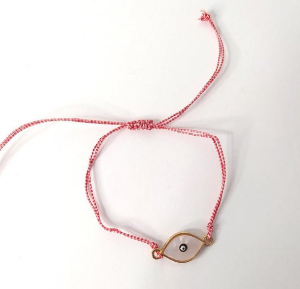 Bileklik Göz Nazarlı Kötü Göz Kovucu Ayarlanabilir İp Şans Bileklik Bijuteri Takı Halhal - 2