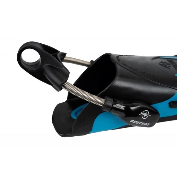 BEUCHAT Palet Açık POWERJET, Çelik Yaylı Kayış ile Siyah - 2