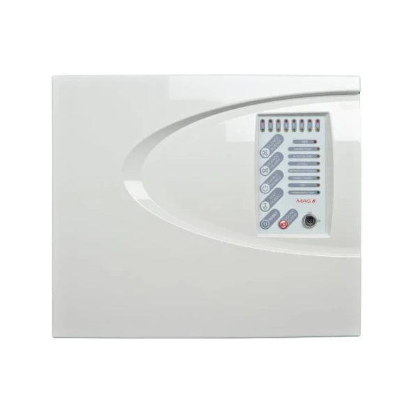 Teletek MAG 8P 8 Zone Konvansiyonel Yangın Alarm Paneli EN54 Sertifikalı ürün görseli 1