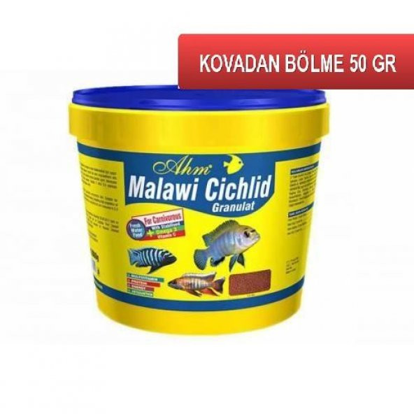 Ahm Malawi Cichlid Granulat (KOVADAN BÖLME) 50 Gr