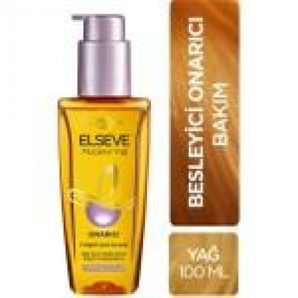 LOréal Paris Elseve Yıpranmış Saçlar için Onarıcı  Mucizevi Saç Bakım Yağı 100 Ml ürün görseli 1
