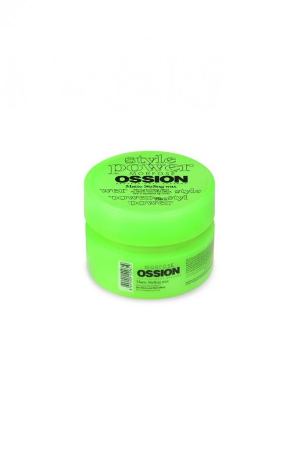 Ossion Mat Saç Şekillendirici Wax 100 ml