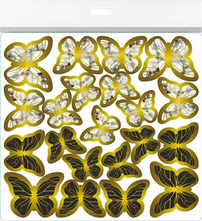 Benim Marifetlerim Siyah Kelebek Pasta Süsü 20 Adet ürün görseli