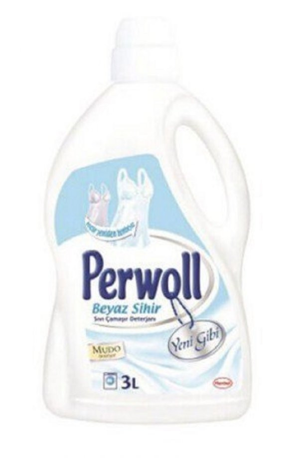 Benim Marifetlerim  Perwoll Perwoll Jel Çamaşır Deterjanı Beyaz Sihir 3 Litre