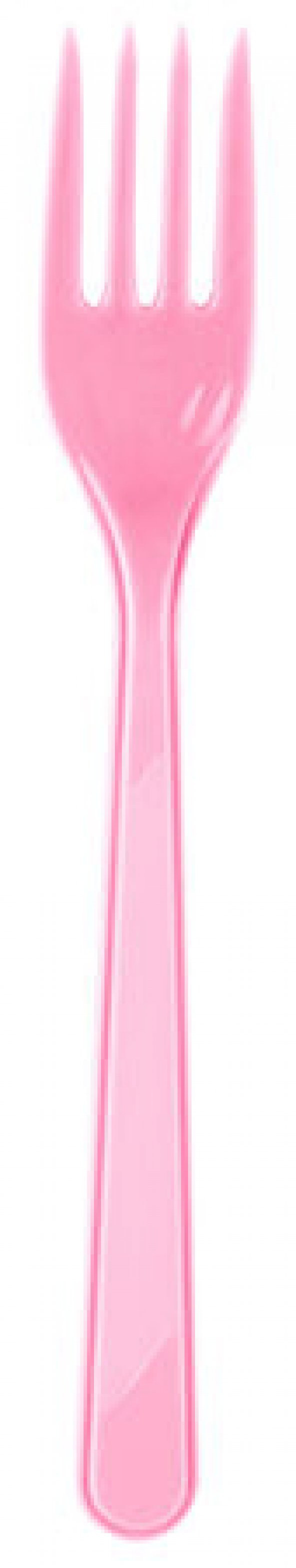 Benim Marifetlerim Pembe Plastik Çatal 25 Adet