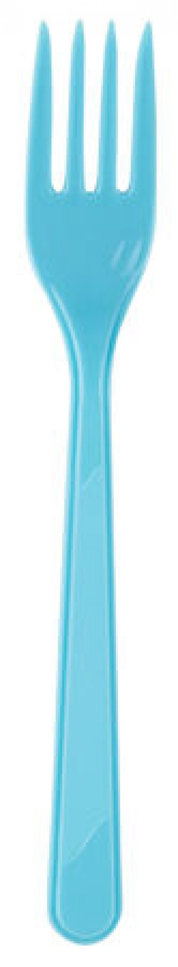 Benim Marifetlerim Mavi Plastik Çatal 25 Adet ürün görseli