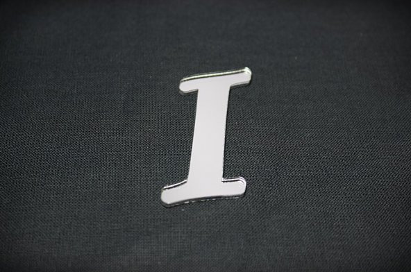 Benim Marifetlerim I Harfi Gümüş Aynalı Pleksi 4 cm