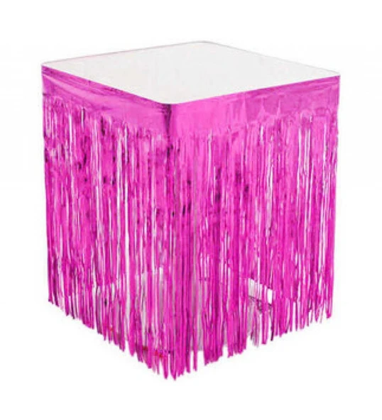 Benim Marifetlerim Püsküllü Pembe Doğum Günü Masa Kenarı Eteği ürün görseli