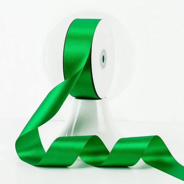 Benim Marifetlerim Yeşil Saten Kurdele 6 cm 10 Metre ürün görseli