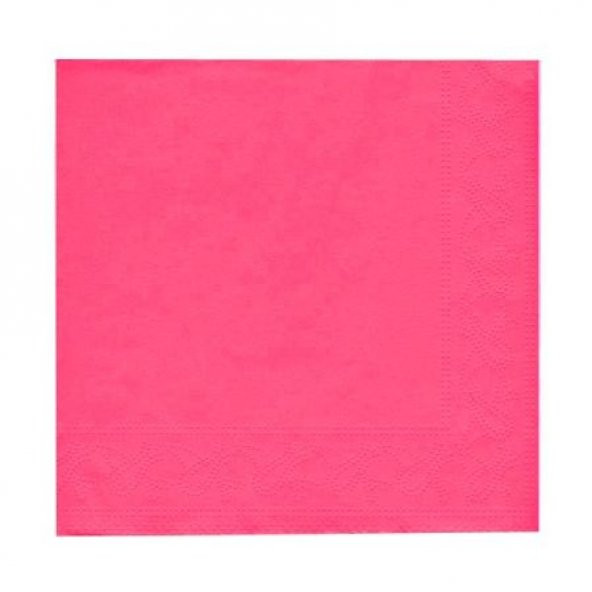 Benim Marifetlerim Düz Desenli Fuşya Kağıt Peçete 33x33 ürün görseli