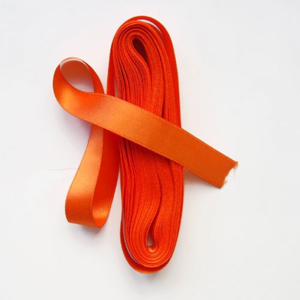 Benim Marifetlerim Turuncu Saten Kurdele 2 cm 10 Metre ürün görseli