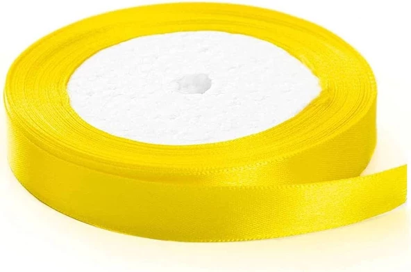 Benim Marifetlerim Sarı Saten Kurdele 4 cm 10 metre ürün görseli
