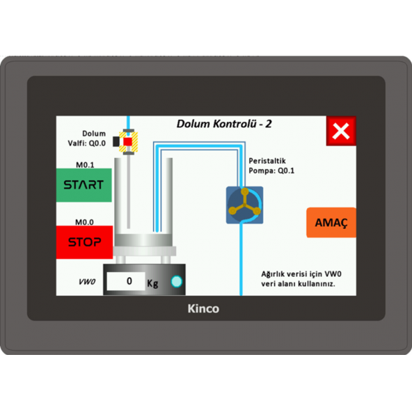 7'' HMI & PLC EĞİTİM SETİ - 7