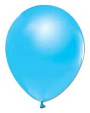 Benim Marifetlerim  Metalik Açık Mavi Balon 12 inch 5 Adet ürün görseli
