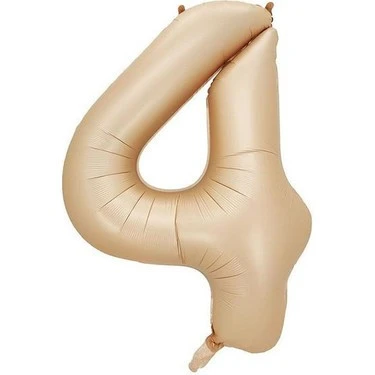 Benim Marifetlerim 4 Rakamı Karamel Folyo Balon 34 inch 86 cm ürün görseli
