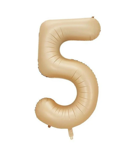 Benim Marifetlerim 5 Rakamı Karamel Folyo Balon 34 inch 86 cm ürün görseli