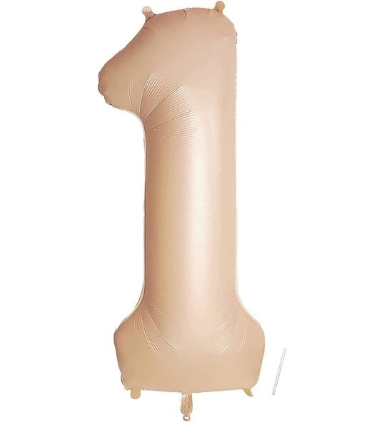 Benim Marifetlerim 1 Rakamı Karamel Folyo Balon 34 inch 86 cm ürün görseli