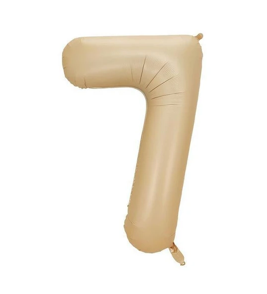 Benim Marifetlerim 7 Rakamı Karamel Folyo 34 inch 86 cm ürün görseli