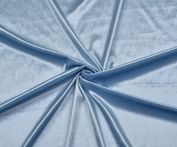 Benim Marifetlerim Mavi Kadife Kumaş 1 Metre ürün görseli