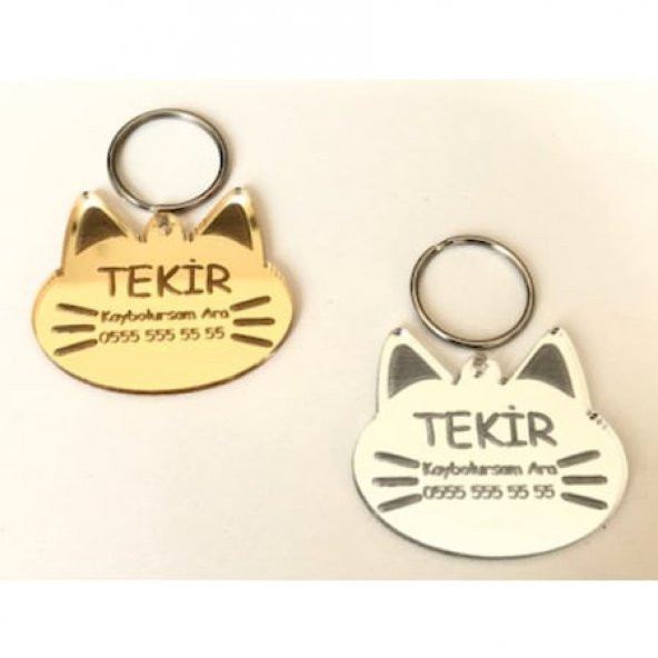 İsme Özel Kedi Tasma Künye İsimlik