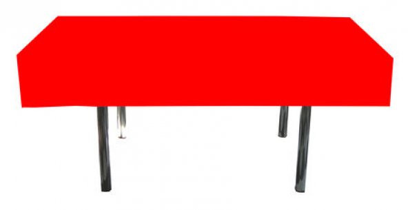 Benim Marifetlerim Düz Kırmızı Doğum Günü Masa Örtüsü 137x183 ürün görseli