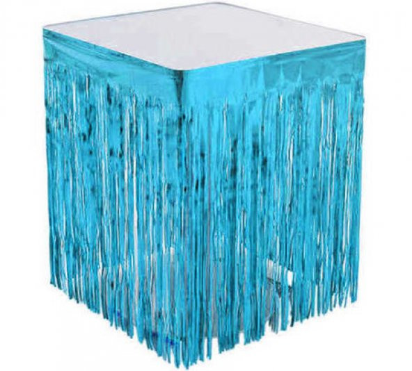 Benim Marifetlerim Püsküllü Mavi Doğum Günü Masa Kenarı Eteği ürün görseli