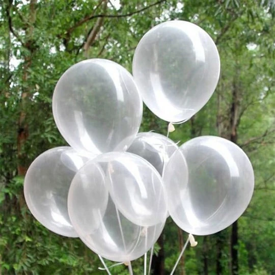 Benim Marifetlerim Düz Şeffaf Balon 12 inch 10 Adet ürün görseli