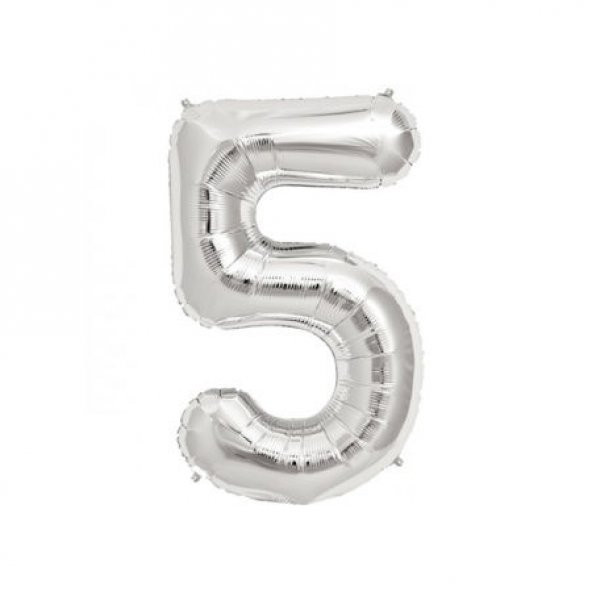 Benim Marifetlerim 5 Rakamı Gümüş Folyo Balon 40 inch 90 cm ürün görseli