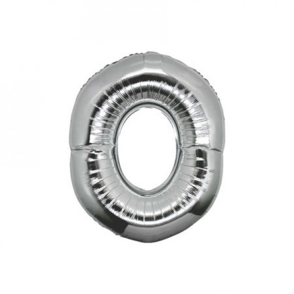 Benim Marifetlerim O Harfi Gümüş Folyo Balon 40 İnch 90 cm ürün görseli