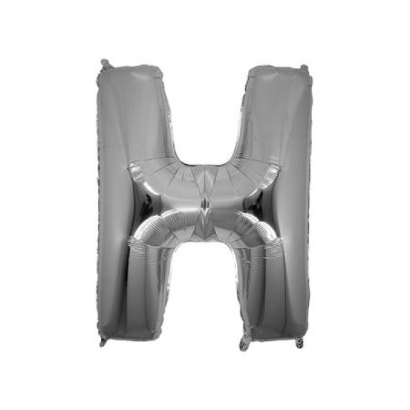 Benim Marifetlerim H Harfi Gümüş Folyo Balon 40 İnch 90 cm ürün görseli
