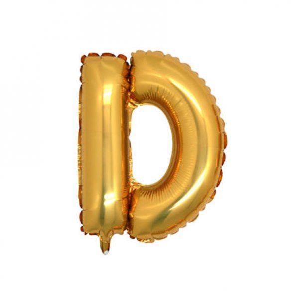 Benim Marifetlerim D Harfi Altın Folyo Balon 40 İnch 90 cm ürün görseli