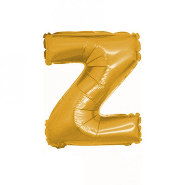 Benim Marifetlerim Z Harfi Altın Folyo Balon 16 İnch 40 cm ürün görseli