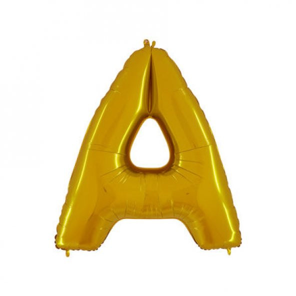 Benim Marifetlerim A Harfi Altın Folyo Balon 16 İnch 40 cm ürün görseli