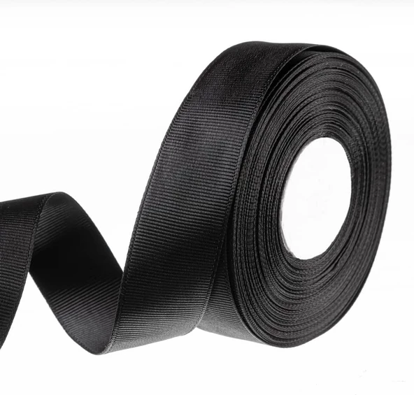 Benim Marifetlerim Siyah Grogren Kurdele 3 cm 10 Metre ürün görseli