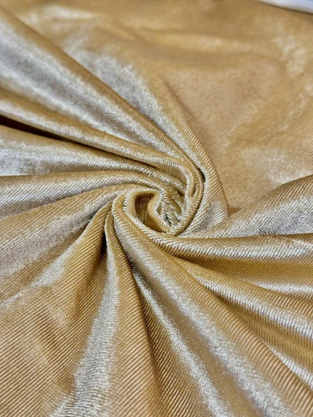 Benim Marifetlerim Altın Kadife Kumaş 1 Metre ürün görseli