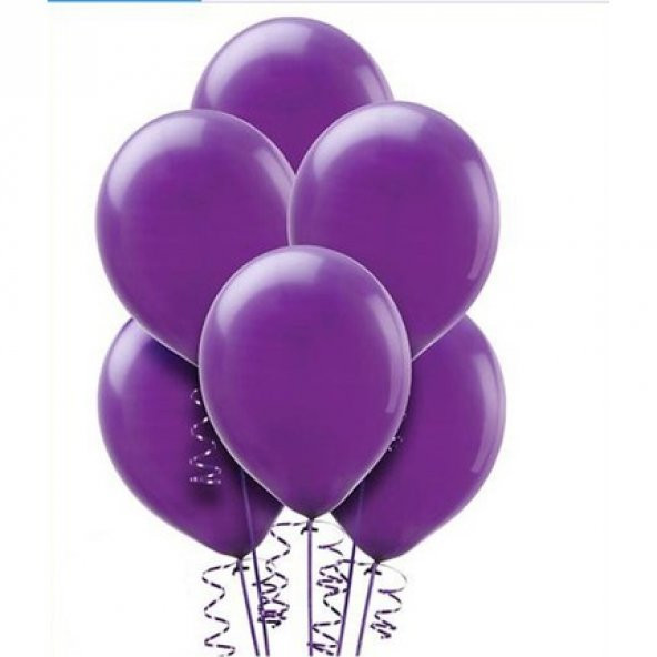 Benim Marifetlerim Metalik Mor Balon 12 İnch 5 Adet