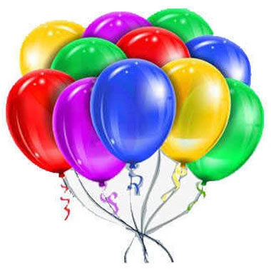 Benim Marifetlerim Metalik Karışık Renkli Balon 12 İnch 30 Adet